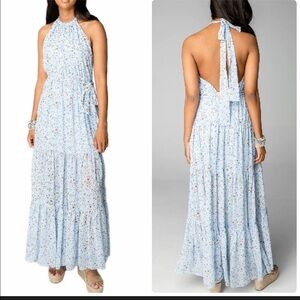 Buddy Love “Blake” Halter Maxi Dress